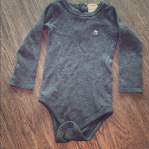 4 for $15 Long-John Metal Grey Onesie 18-24m